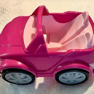 Pink Toy Car for Fashion Dolls New